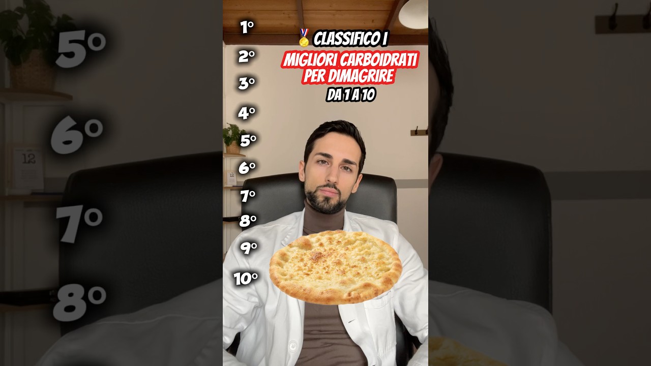🍝CARBOIDRATI PER DIMAGRIRE: la mia classifica #nutrizionista #carboidrati #dieta #dimagrire #cibo
